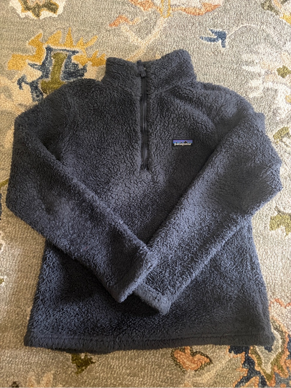 Patagonia Men's Zip-Up Sherpa Pullover - Dark Charcoal